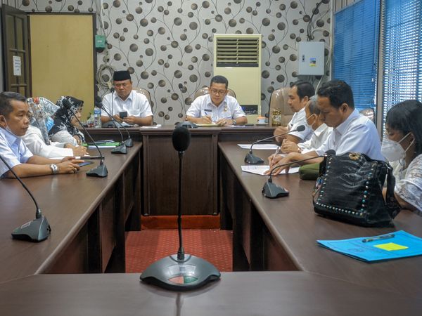 BALITBANG KOTA MEDAN BERKOORDINASI DENGAN DINAS SOSIAL KOTA MEDAN TERKAIT PENELITIAN YANG AKAN DILAKUKAN DI BIDANG SOSIAL